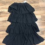 Abercrombie & Fitch  Black Tiered A-Line Skirt Photo 1