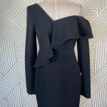 Black Halo Tava Mini Dress in Black Photo 5