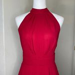 iEFiEL Burgundy Sleeveless Halter Neck High Photo 2