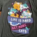 Milkbun Indie Small Business Cat Tee Shirt For Fans By Fans Gray Size L Photo 3