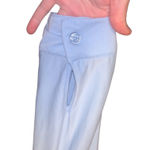 No Boundaries  Light Blue Ruched Button Front Dress Long Sleeve Photo 4