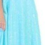 MAY QUEEN WOMEN’S BEADED BATEAU SWEETHEART LONG PROM DRESS AQUA MQ1293 Sz 8 NWT Blue Photo 0