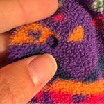 Vintage REI Blue Aztec Fleece Quarter Zip Pullover Sweater Womens S 90s Fall Photo 1