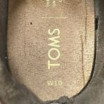 Toms  Boots Womens Size 10 Suede Block Heel Ankle Booties Zipper Casual Shoes Photo 4