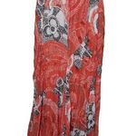 Rafael hibiscus floral batik broomstick skirt size xl Photo 0