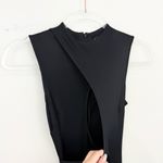 Versace VINTAGE VERSUS Black Cutout Maxi Gown Photo 3