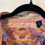 Robert Graham  Paisley Rainbow Button 3/4 Long Sleeve Size M Photo 2