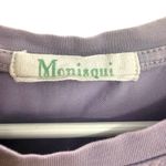 Monisqui Size S Italian Tee Shirt Bundle Green Purple 100%‎ Cotton Natural Dye Photo 3