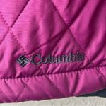 Columbia Quilted Purple Interchange Zip Up Coat Size M Photo 3