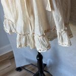 A Diva Women's Ivory Embroidered Lace Trim Sleeveless Gauze Tunic Top Size M Size M Photo 1