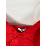 Nsr  lace mini dress red size medium Photo 4