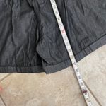 Pact  NWT Denim Chambray Sleeveless Collared Utility Romper Jumpsuit Dark Wash XL Photo 7