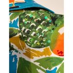 Laura Ashley  Women's Long Sleeve Floral Sequin Button Jacket Teal‎ Size L Photo 7