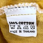 Mustard Yellow Flowy Festival Thailand Wide Leg Sleeveless Jumpsuit Size Large Photo 5