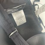 Carmen Marc Valvo  Bikini Top Small Swim Beach Black Wrap Twist Beach Resort NWT Photo 11