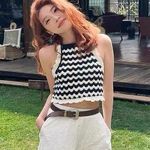 American Vintage Handmade crochet women tank top crop top size XS Photo 0