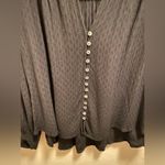 Free People  Black Canyon Rose High-Low Button Down Peasant Top Size XS Photo 6