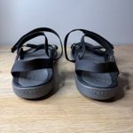 Crocs  Swiftwater Sandal Black Grey Strappy Sport Athletic Hiking Water Shoe W 10 Photo 4