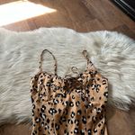 Lulus LULU’S Known To Be Wild Tan Leopard Print Satin Slip Dress Photo 4