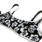 Volcom Reversible Coco Scoop Hawaiian Floral Black White Swim Tank Top NWT XS Photo 2