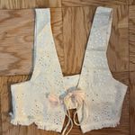 Commense Cowgirl Aesthetics Eyelet Fly Away Crop Top Photo 1