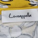 Loveappella  Yellow Floral Mini Dress with Open Tie Back NWT Size XL Photo 6
