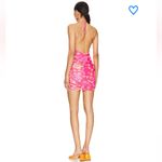 Revolve NWT Superdown  Petriana Halter Mini Dress in Pink Floral Medium Photo 2