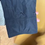 Michael Kors Trench Coat Navy Blue with Purple Lining & Gold Hardware Size Small Photo 8