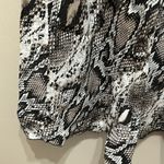 Fifteen Twenty  NEW Women’s Snakeskin Satin Viscose Midi Skirt Size Small Photo 3