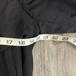 Dalia Collection  Black Ruffle Trench Coat Size 6 Photo 5