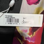 Trina Turk Women's Hana Dress Indigo Size 6 Floral Bright Black Pink Party Photo 9