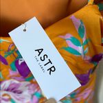 ASTR NWT  cerinthe orange floral mini slip dress Photo 5