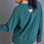 Anthropologie Back When by  More Love Sweatshirt - Green - Small Photo 5