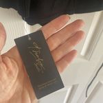 Thalia Sodi  black open cardigan sweater tie back detail size‎ M Photo 4