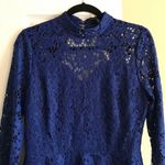 Missguided NWT  Blue Bell Sleeve Lace Mini Dress Photo 3