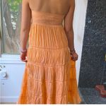 Boston Proper  pink peach maxi halter dress Photo 1