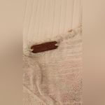 Free People Embroidered Native Sun Long Tunic Dress Slit Pink Striped Size Large Photo 11