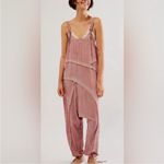 Free People Act Natural Shapeless Romper jumpsuit sz small Photo 4