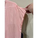 Melrose and Market Pink Tie Front Top Short Sleeve Blouse Womens Size M Photo 4