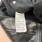 Old Navy High Rise OG Loose Faux Leather Pants Black NWT Size 16 Photo 9