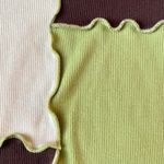 green cream and brown patchwork inverted seams color blocked tank top Size M Photo 2