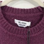 RE/DONE NWT‎  60s Shrunken Sweater Size SMALL Plum REDONE Photo 4