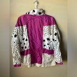 VINTAGE 80s 90s Rafael Womens Track Jacket Large Zip Cotton Blend Pocket Retro Photo 2