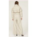 Saunders Faux Leather Puffer Jacket Size M Size M Photo 2