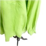 Bridgewater Studio 100% Linen Long Sleeve Button Down Plus Size 3X Green Photo 6