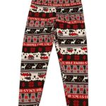 No Boundaries NWT Christmas Holiday Leggings Fair Isle High Waist Faux Fur Lined XXXL Photo 1