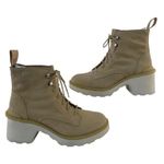 Sorel Beige LaceUp Block Heel AnkleHigh Modern Boots US 8.5 outdoors fall Photo 1