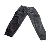 Refuge  Women Black Cargo Jogger Pant Size M Photo 0