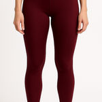 Aerie 7/8 Feel Free Light Support Red Leggings Size Medium New With Tags. Photo 0