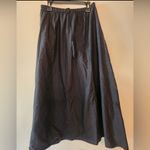 A New Day  Drawstring black Lenin Midi skirt size xs Photo 1